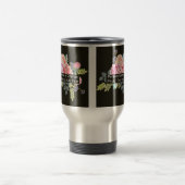 カスタム ワン フォト アートワーク スローガン ステンレス スチール トラベルマグ (中央)