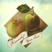 カスタム ヴィンテージ アップル レトロ フルーツ スナック レストラン ウィンドウサイン (シート3)