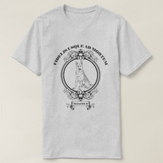 カスタム ヴィンテージ ジャーマンシェパード クラウン - ダークアカデミア Tシャツ