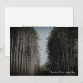 カスタム ヴィンテージ ハロウィンパーティー 招待状 (正面/裏面)