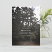 カスタム ヴィンテージ ハロウィンパーティー 招待状 (スタンド正面)