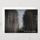 カスタム ヴィンテージ ハロウィン パーティー 招待状 (正面/裏面)