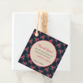 カスタム ヴィンテージ フラワーレター ありがとうございます フェイバータグ (インサイチュ)