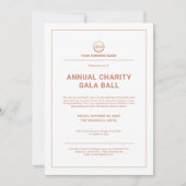 カスタム 企業 ビジネス 法人 イベント パーティー 招待状 (正面)