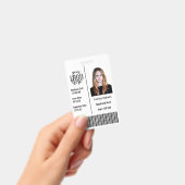 カスタム 企業 従業員 写真 名前 バーコード ロゴ ID バッジ (手持ち)