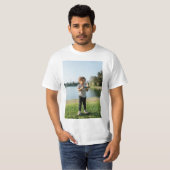 カスタム、写真とテキストを追加 Tシャツ (正面フル)