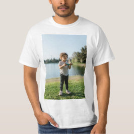 カスタム、写真とテキストを追加 Tシャツ