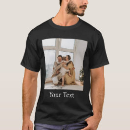 カスタム、写真とテキストを追加 Tシャツ