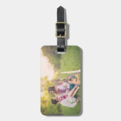 カスタム、写真、荷物の札 ラゲッジタグ (正面縦)