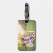 カスタム、写真、荷物の札 ラゲッジタグ (裏面縦)