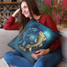 カスタム〔占星術の〕十二宮図占星術ファンタジーサンサイン クッション