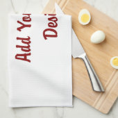 カスタム-台所タオル キッチンタオル (四つ折り)