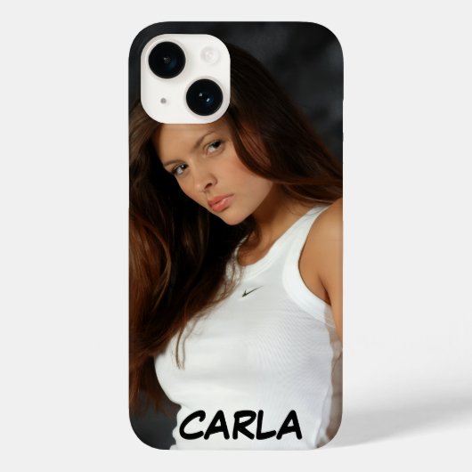 カスタム 名前入り iphone 写真 Case-Mate iPhoneケース (裏面)