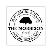 カスタム |名前、差出人住所 セルフインキングスタンプ (デザイン)