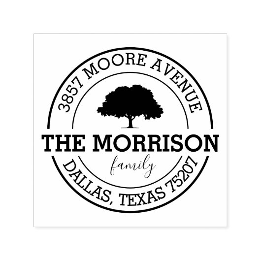 カスタム |名前、差出人住所 セルフインキングスタンプ (デザイン)