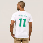 カスタム 名前 番号 メキシコ 2026 ワールドカップ Tシャツ (裏面フル)
