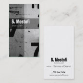 カスタム-小説家のための芸術の技術の名刺 名刺 (正面/裏面)