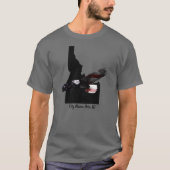 カスタム – 市名 – SOARING PATRIOT EAGLE IDAHO Tシャツ (正面)