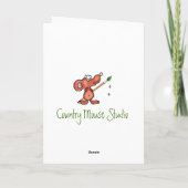 カスタム、悔やみや弔慰、甘いマウス カード (裏面)