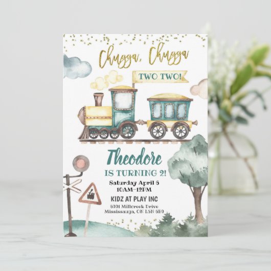 カスタム 招待状 (スタンド正面)