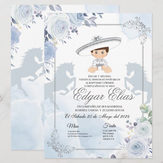 カスタム 招待状 (正面/裏面)