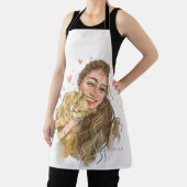 カスタム-描ポートレートエプロン | カスタマイズ エプロン (インサイチュ)