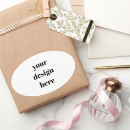 カスタム 楕円形シール