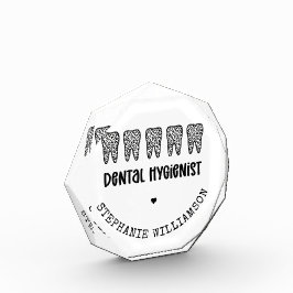 カスタム 歯科衛生士 レオパードプリント 歯 フォトブロック