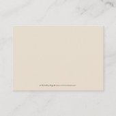 : カスタム: 水の最愛の人のプレイスカード プレイスカード (裏面)