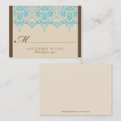 : カスタム: 水の最愛の人のプレイスカード プレイスカード (正面/裏面)