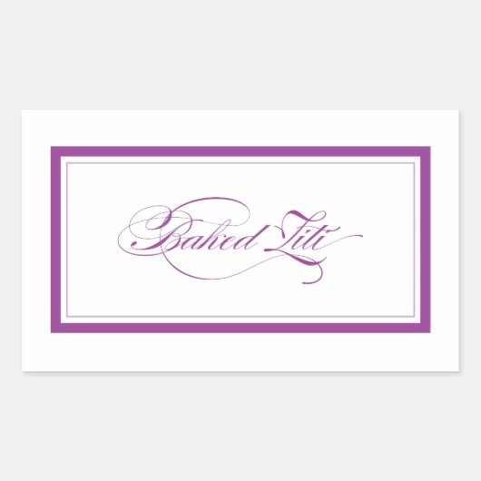 カスタム_焼いたZiti 長方形シール (正面)