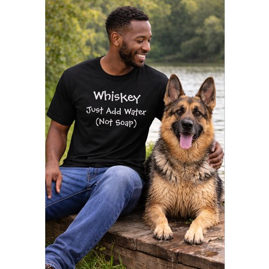 カスタム 犬好き | 水を加えるだけでOK 石鹸はダメ Tシャツ