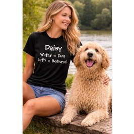 カスタム 犬好き | 水遊び お風呂 裏切り Tシャツ