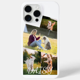 カスタム 犬 猫 写真 コラージュ フォンケース iPhone 15 PRO MAXケース