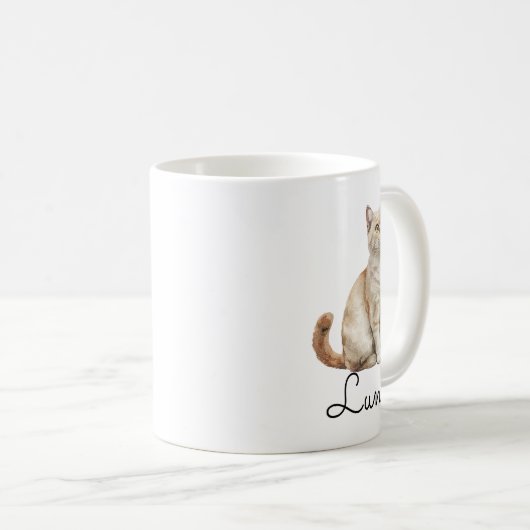 カスタム| 猫の日にぴったり コーヒーマグカップ (正面右)