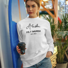 カスタム 猫好き スクリプト 市 名前 プロフェッショナル ペット スウェットシャツ