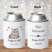 カスタム 猫 ペット 結婚 缶クーラー