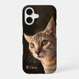 カスタム 猫 子猫 ペット 犬 写真 テンプレート iPhone 16ケース