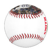カスタム – 画像の追加Name & Number 野球ボール (裏面)