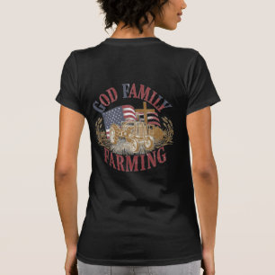カスタム「神様ファミリー農業」 Tシャツ