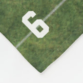 カスタム – 私の成長を見る👶 – スポーツサッカー🏈 – 青 フリースブランケット (角)