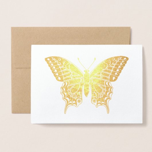 カスタム 箔カード (封筒付き正面)