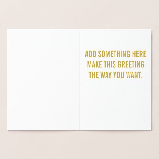 カスタム 箔カード (内部)