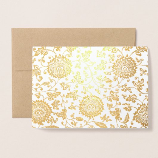 カスタム 箔カード (封筒付き正面)