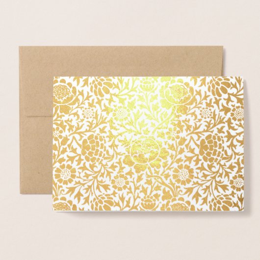 カスタム 箔カード (封筒付き正面)