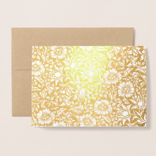 カスタム 箔カード (封筒付き正面)