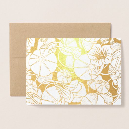 カスタム 箔カード (封筒付き正面)