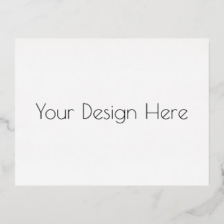 カスタム 箔シーズンポストカード