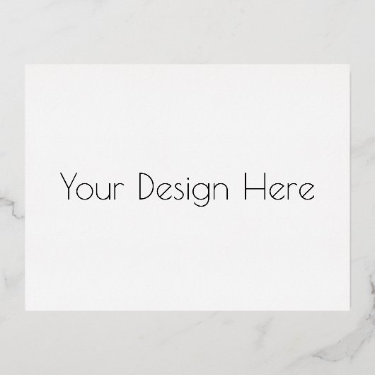 カスタム 箔シーズンポストカード (正面)