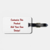 カスタム-荷物のラベル ラゲッジタグ (裏面横)